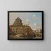 the city wall with a gunpowder store - Carel Jacobus Behr — framed artwork on a wall
