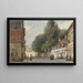 View of City - Carel Jacobus Behr — framed artwork on a wall