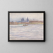 View of Mainz from the river - Carel Nicolaas Storm van 's Gravesande — framed artwork on a wall