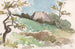 Landscape with Farm at Materborn near Cleves - Carel Nicolaas Storm van 's Gravesande — artwork view