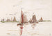 Bateaux de pêche sur une rivière - Carel Nicolaas Storm van 's Gravesande — artwork view