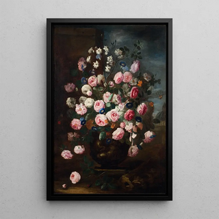 Reproduction of the painting Roses dans une urne - Carel de Vogelaer