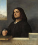 Portrait of a Venetian gentleman - Cariani — artwork view