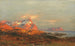 Sunset over the Lofoten - Carl August Heinrich Ferdinand Oesterley — artwork view