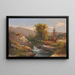 Autumn in the Catskill Mountains - Carl August Sommer — framed artwork on a wall