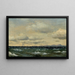 Sky and Sea Painting - Carl Baage — framed artwork on a wall