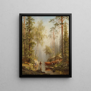 Carl Bgh - In The Woodland Stream.webp