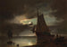 Moonlight Coast Painting - Carl Bille — artwork view