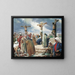 Crucifixion - Carl Bloch — framed artwork on a wall