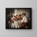 in a Roman Osteria - Carl Bloch — framed artwork on a wall