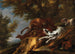 Dogs hunting a stag - Carl Borromäus Andreas Ruthart — artwork view