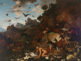 The Madness of Nebuchadnezzar - Carl Borromäus Andreas Ruthart — artwork view