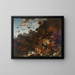 The Madness of Nebuchadnezzar - Carl Borromäus Andreas Ruthart — framed artwork on a wall