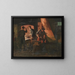 in a forge - Carl Carlsen — framed artwork on a wall