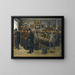in the auction room - Carl Carlsen — framed artwork on a wall