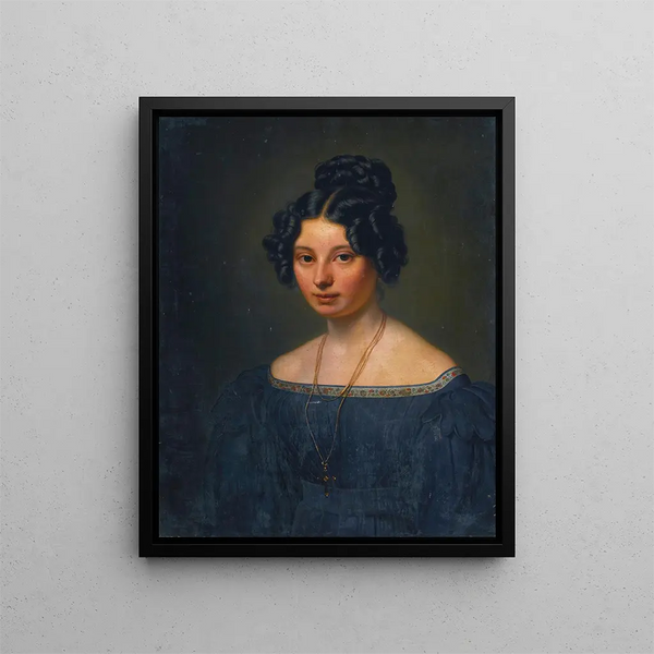 Anna Motherbig - Carl Christian Vogel von Vogelstein — framed artwork on a wall