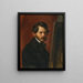 Friedrich von Amerling - Carl Christian Vogel von Vogelstein — framed artwork on a wall