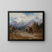 Son domaine - Carl Clemens Moritz Rungius — framed artwork on a wall