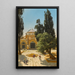 Reproduction of the painting La mosquée Al-Aqsa Jérusalem - Carl Cowen Schirm