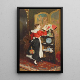 Reproduction of the painting Roses parfumées - Carl Duxa
