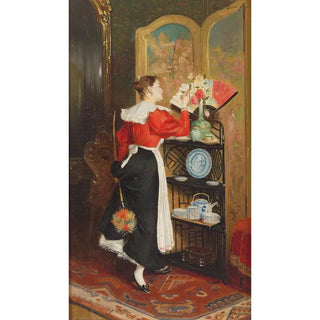 Reproduction of the painting Roses parfumées - Carl Duxa