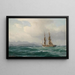 Maritime Painting - Carl Emil Baagøe — framed artwork on a wall