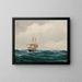 Maritime Painting II - Carl Emil Baagøe — framed artwork on a wall