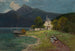 Landscape with a Lake in the Mountains - Carl Ernst Morgenstern — artwork view