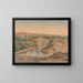 At the outskirts of Cairo - Carl Friedrich Heinrich Werner — framed artwork on a wall