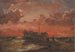 Wreck on the West Coast of Jutland at Sunset - Carl Frederik Sørensen — artwork view
