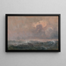 Marine Study - Carl Frederik Sørensen — framed artwork on a wall