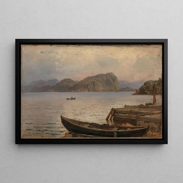 Pig - Carl Frederik Sørensen — framed artwork on a wall