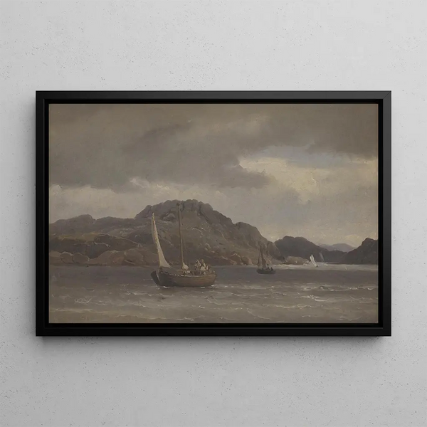 Les îlots de Marstrand, Suède - Carl Frederik Sørensen — framed artwork on a wall