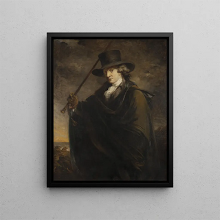 The father of artists - Carl Frederik von Breda — framed artwork on a wall