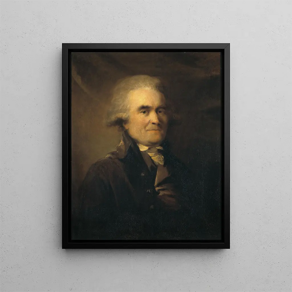The silk manufacturer Anders Kjellstedt - Carl Frederik von Breda — framed artwork on a wall