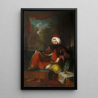 Yusuf Agah Efendi - Carl Frederik von Breda — framed artwork on a wall