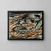 Coastal Landscape Painting - Carl Fredrik Hill — framed artwork on a wall