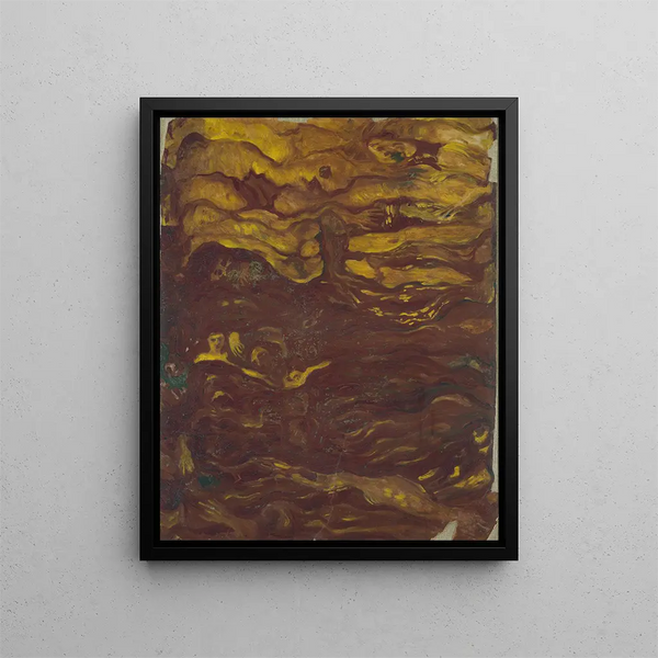 Composition of the Figure - Carl Fredrik Hill — framed artwork on a wall