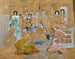 Figures sur un fond doré - Carl Fredrik Hill — artwork view