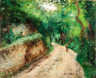 Fontainebleau, route creuse - Carl Fredrik Hill — artwork view