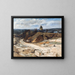 Carrière de pierre au bord de l'Oise II - Carl Fredrik Hill — framed artwork on a wall