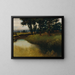 Evening landscape - Carl Freiherr von Pidoll zu Quintenbach — framed artwork on a wall
