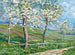 Spring Landscape Painting - Carl Friedrich Felber — artwork view