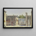 La Casa di Sallustio et les ruines environnantes à Pompéi - Carl Friedrich Heinrich Werner — framed artwork on a wall