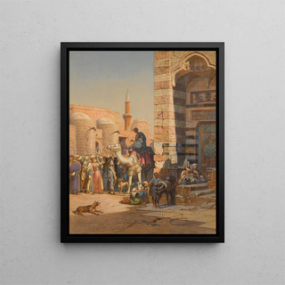Carl Friedrich Heinrich Werner - Street in Cairo.webp