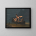 Night Crossing - Carl Friedrich Moritz Müller — framed artwork on a wall