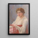Portrait study - Carl Fröschl — framed artwork on a wall