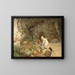The Little Gardener - Carl Fröschl — framed artwork on a wall