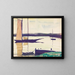 The port - Carl Gaertner — framed artwork on a wall