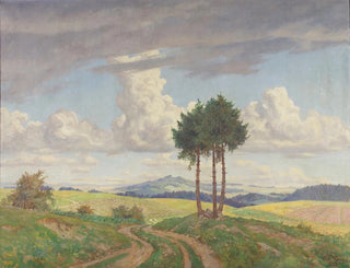 Path through the countryside - Carl Gödel — artwork view